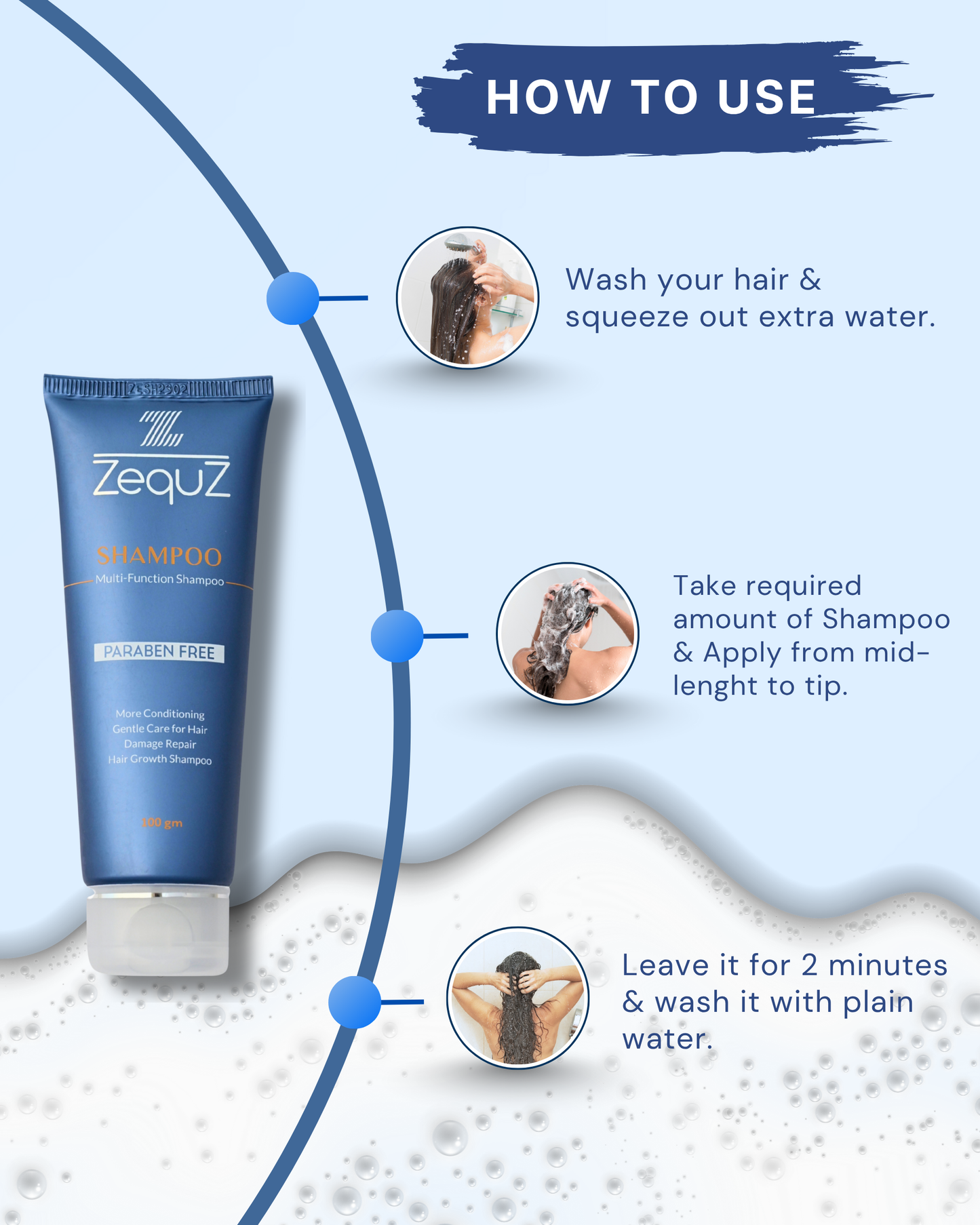 Extra Mild Shampoo [100 ml] & Soft & Damage Conditioner [70 ml]