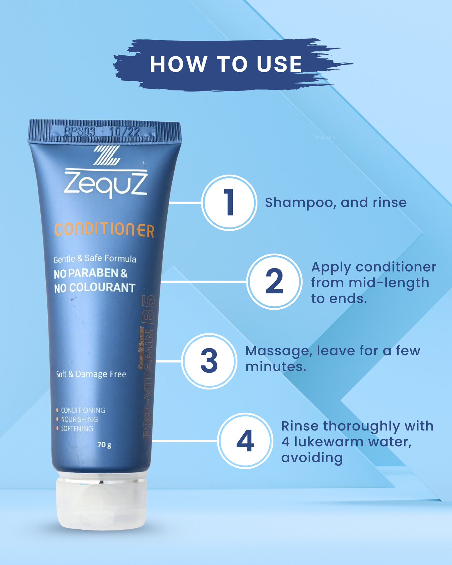 Extra Mild Shampoo [100 ml] & Soft & Damage Conditioner [70 ml]