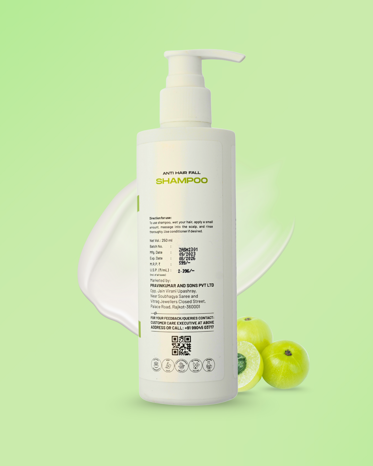 Anti Hair Fall Shampoo [250 ml] and Anti Hair Fall Conditioner [250 ml]