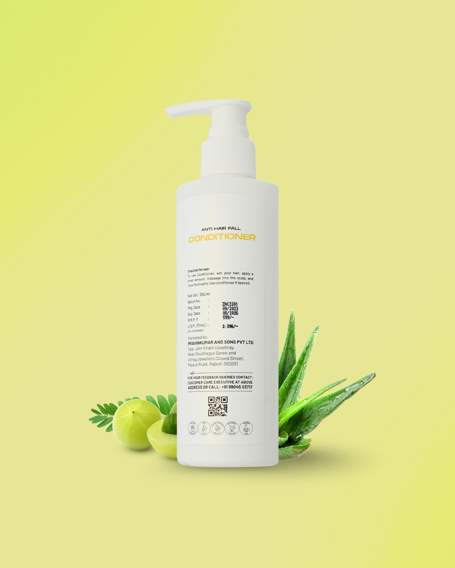 Anti Hair Fall Shampoo [250 ml] and Anti Hair Fall Conditioner [250 ml]