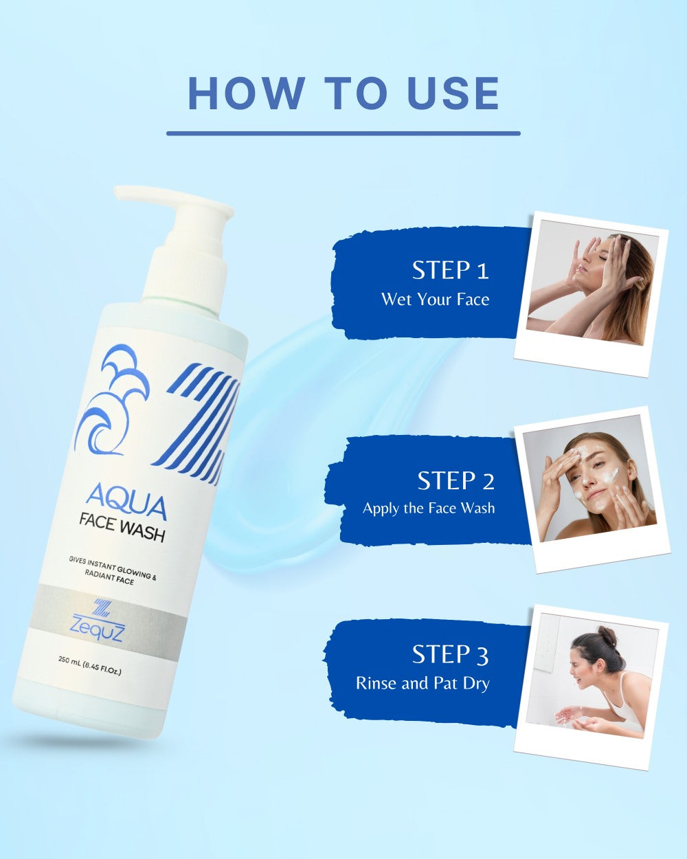 Aqua Facewash for Hydrating Skin [250 ml]