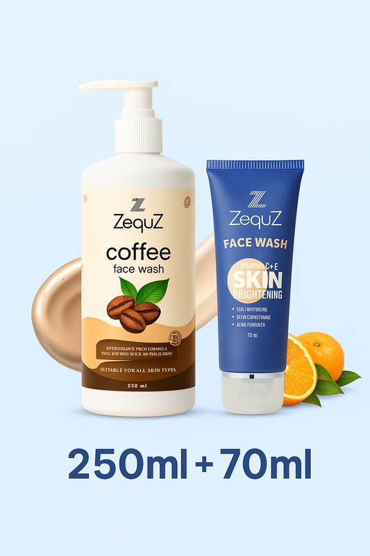 Coffee Facewash [250 ml] and C+E Facewash [70 ml]