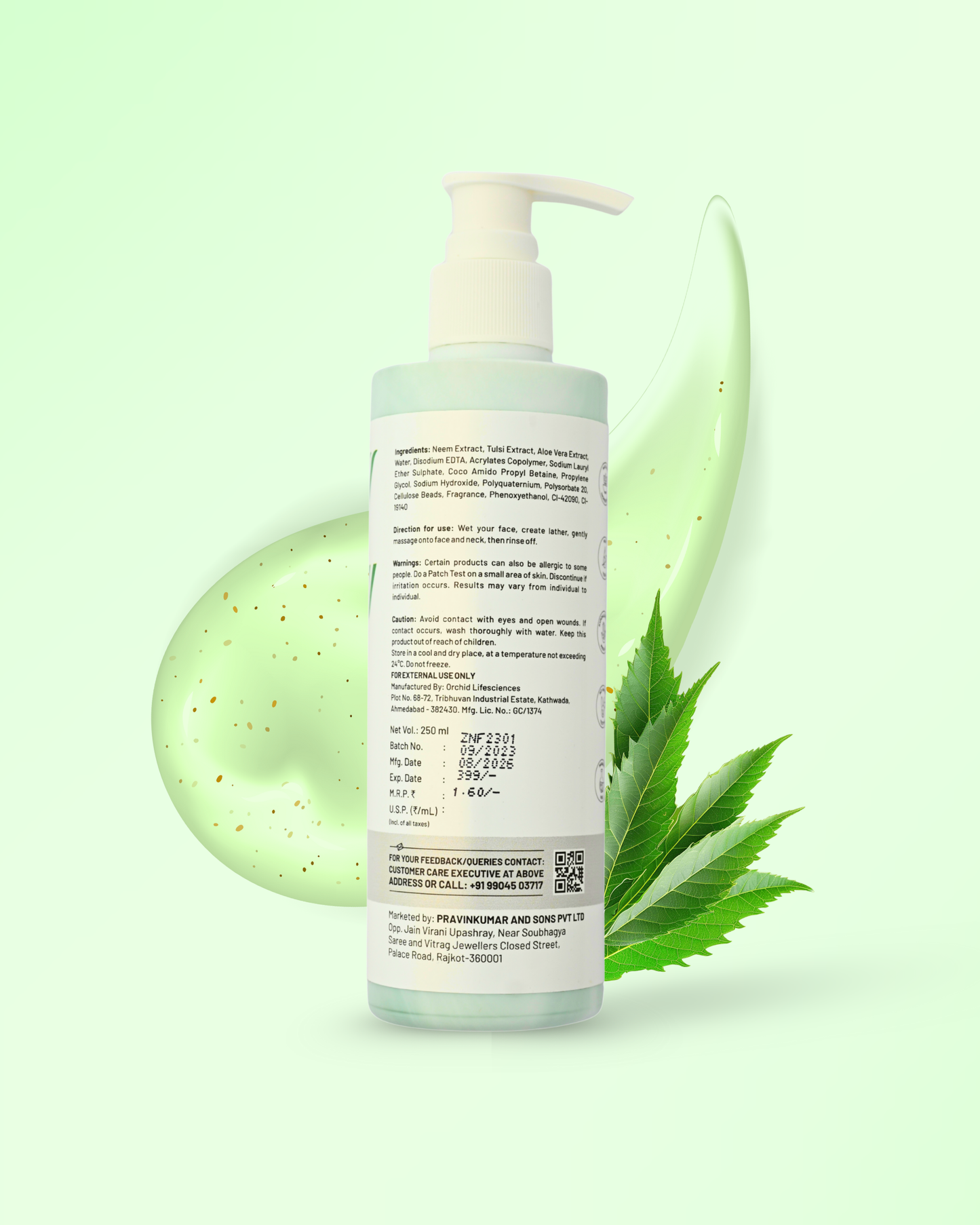 Neem Tulsi Facewash [250 ml] and C+E Facewash [70 ml]
