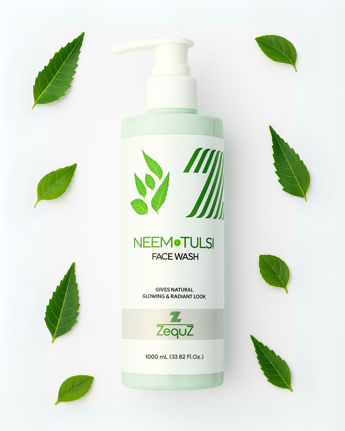 Neem Tulsi Facewash for Pimple Free Skin [1000 ml]