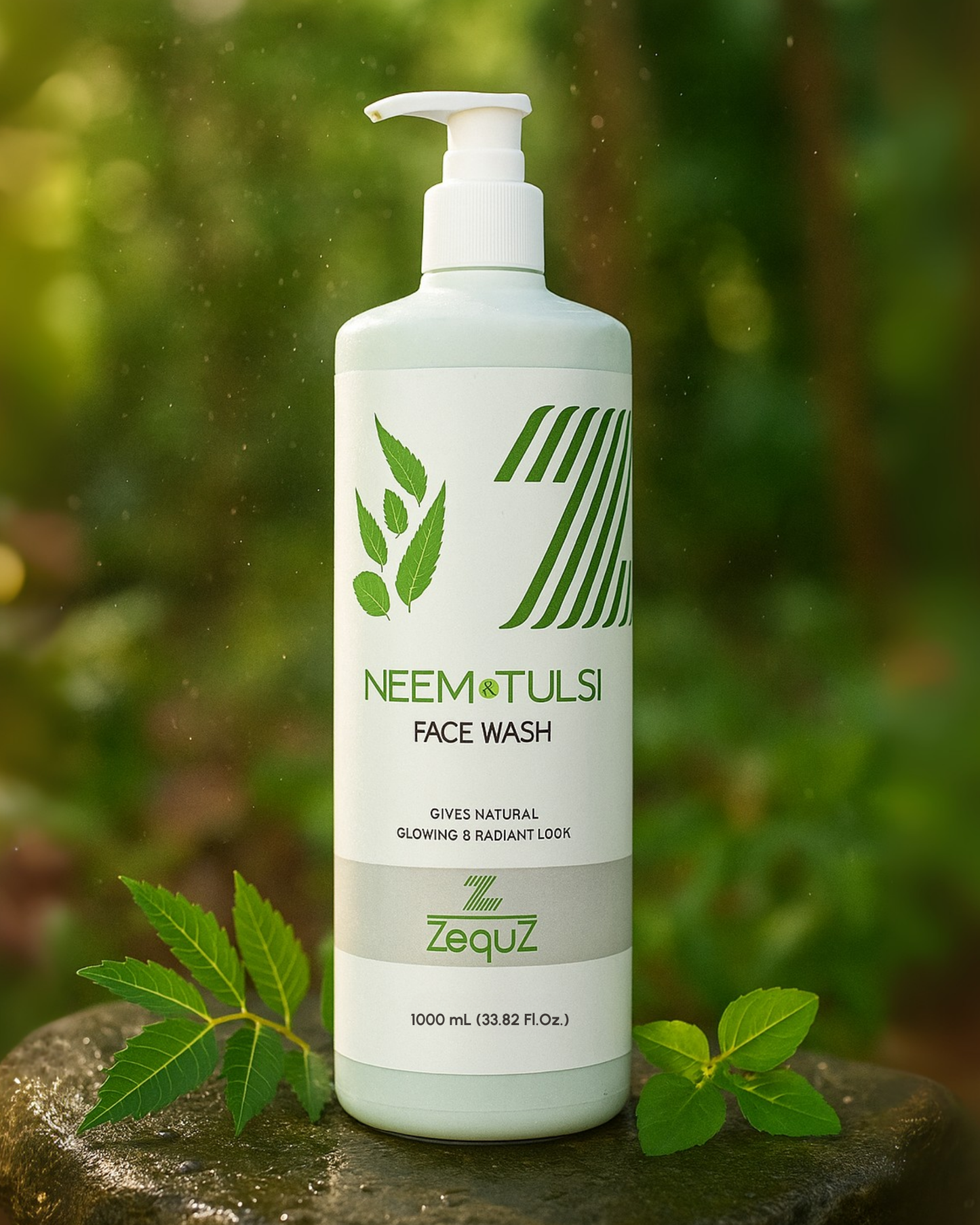 Neem Tulsi Facewash for Pimple Free Skin [1000 ml]