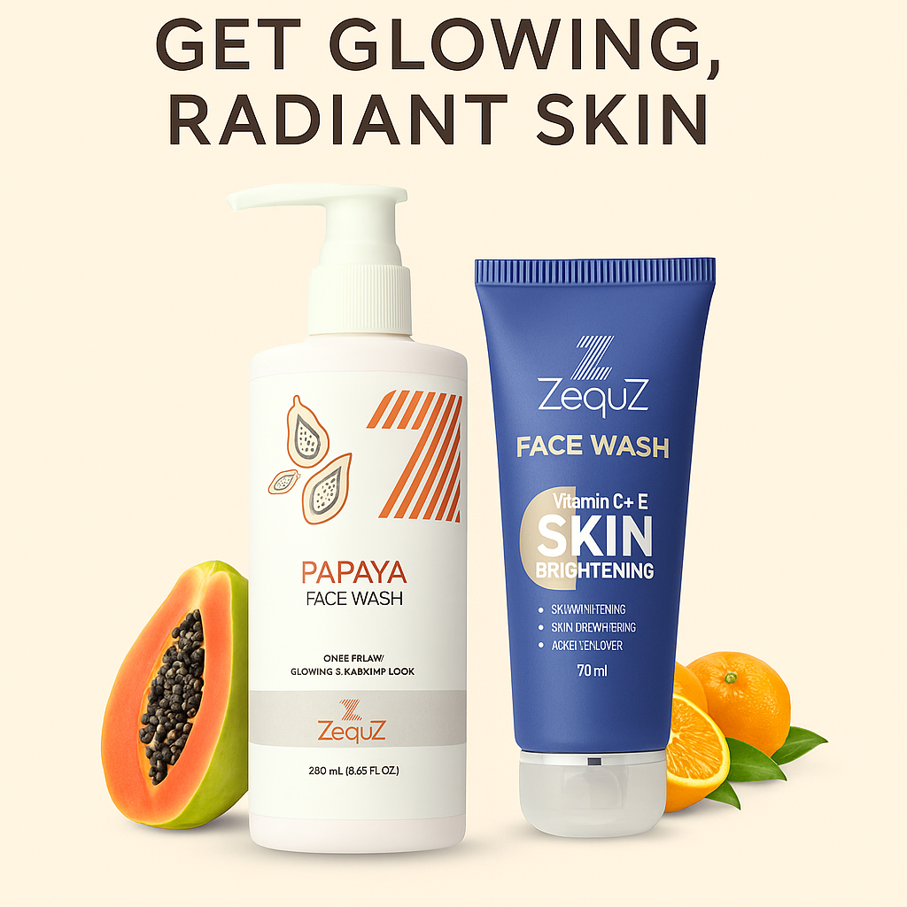 Papaya Facewash [250 ml] and C+E Facewash [70 m]