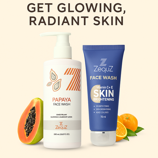 Papaya Facewash [250 ml] and C+E Facewash [70 m]