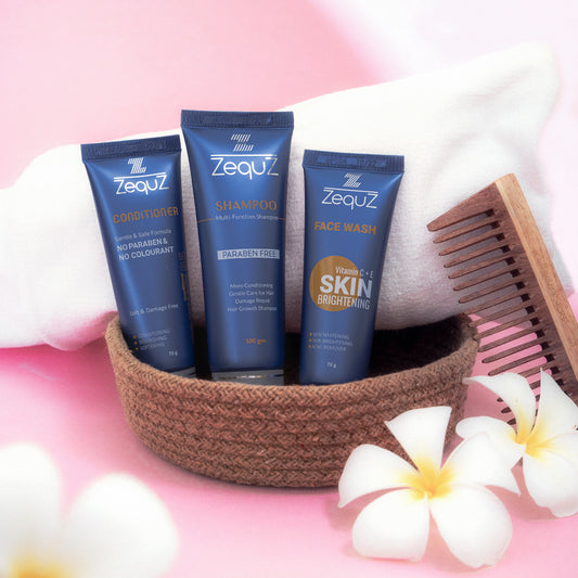 Extra Mild Shampoo(100 ML) & Soft Damage Conditioner(70 ML) & Vitamin C+E (70ML)