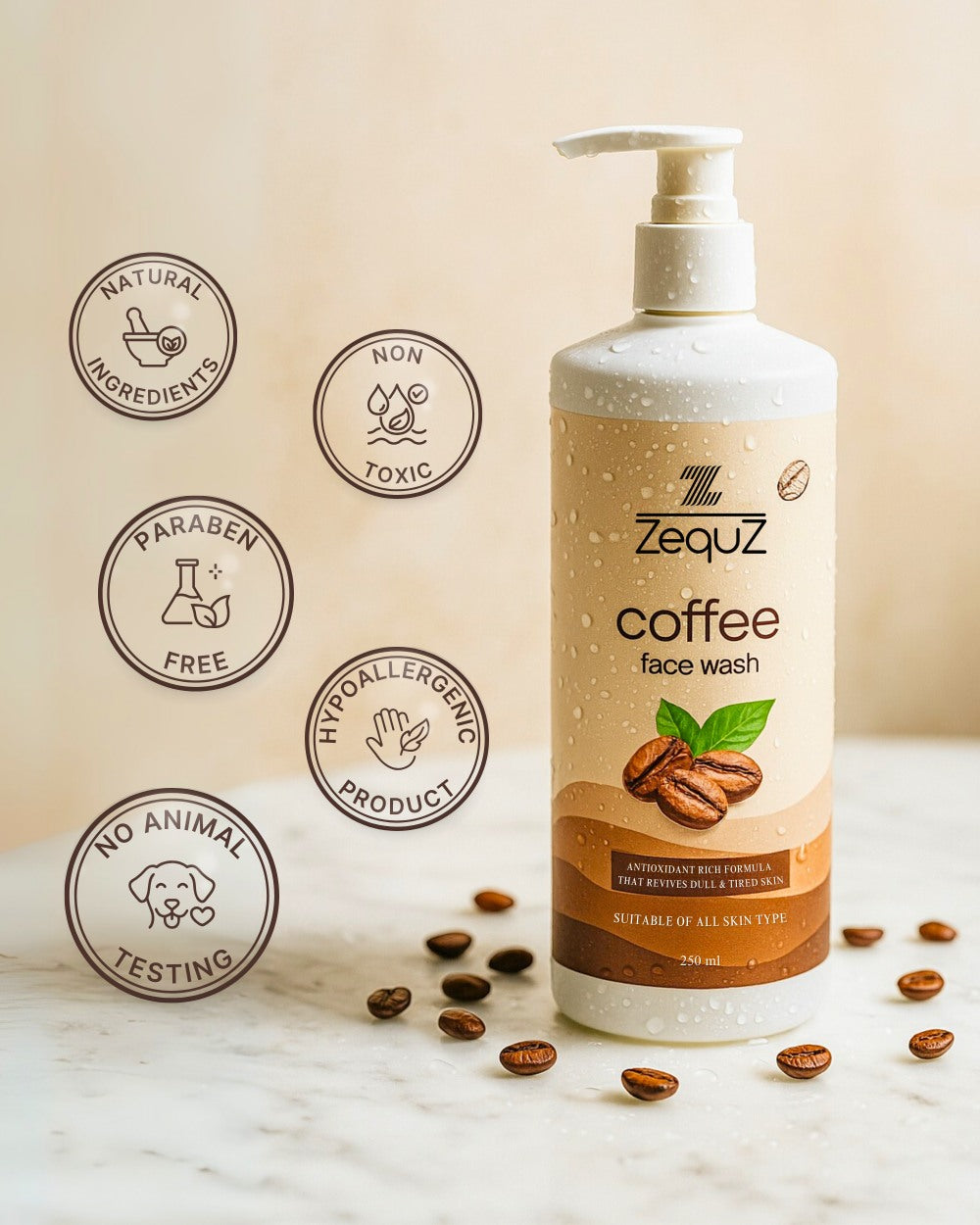 Coffee Facewash for Deep Cleansing [250 ml]