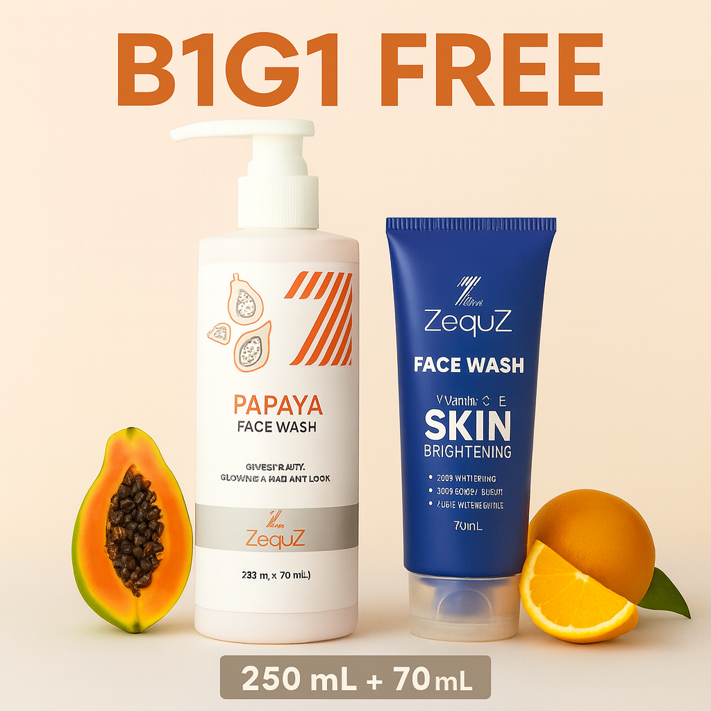 Papaya Facewash [250 ml] and C+E Facewash [70 m]
